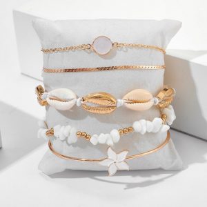 Bracelets coquillages bohème